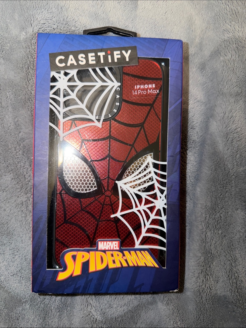 Casetify Red & Black Spider-Man iPhone 14 Pro Max Case
